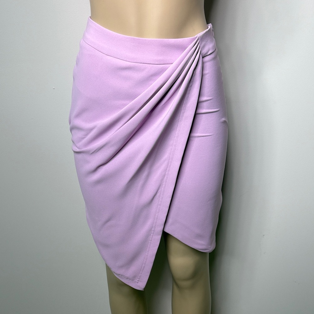 Tobi Asymmetrical Lilac Skirt